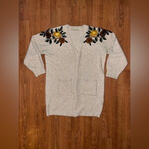 Boundless long floral cardigan Size L